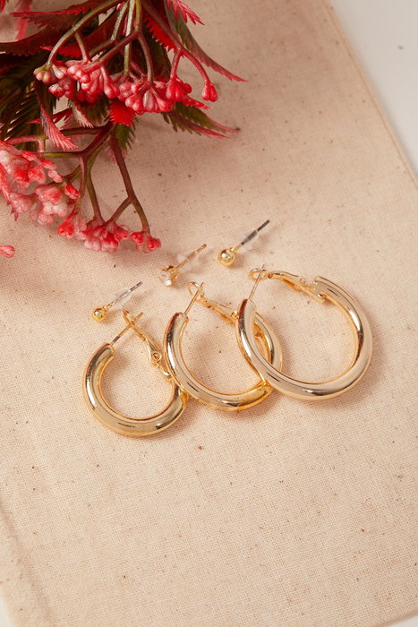Heliophilia Silver Pendientes de Metal Dorados con Recubrimiento de Laca Heliophilia Silver Pendientes de Metal Dorados con Recubrimiento de Laca